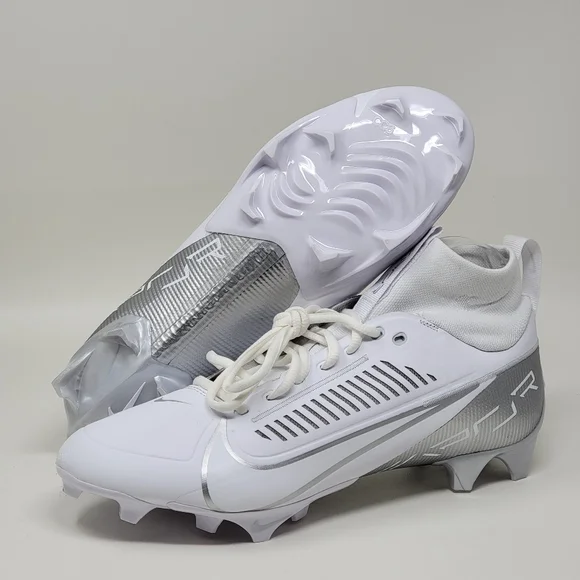 Nike Vapor Edge Pro 360 2 White Silver Cleats DA5456-102 Men's Size 11 New - Picture 1 of 10